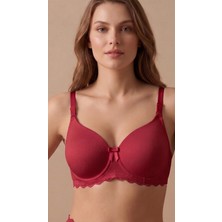 Suisy-Dantel Şeritli Light C Cup Sütyen