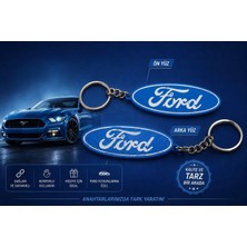 YSN Sounds Ford Anahtarlık , Ford Logo Araç Anahtarlık - Ford Çift Yönlü Araba Anahtarlığı