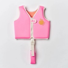 Premini Çocuk Yüzme Can Yeleği, 1-2 Yaş, Neon Pembe, Güvenli ve Konforlu Kullanım
