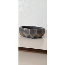 Empressco Saf Beton Geometrik Bonsai ve Aranjmana Özel Taş Saksı Suya Karşı 121 Yıl Ömürlü 009 - Fiyatı, Yorumları