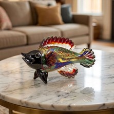 Rakun Home El Yapımı Murano Cam Balık Objesi | Üfleme Cam Tekniği