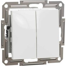 Schneider Electric EPH0670121 Ikili Asfora Beyaz Çerçevesiz Vavien
