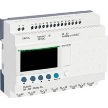 Schneider Electric SR2B201BD Kompakt Akıllı Röle Zelio Logic - 20 G Ç - 24 V Dc - Saat - Ekran