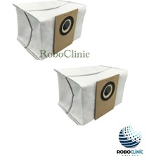 Roboclinic Viomi Alpha 2 Pro Robot Süpürge Uyumlu Yedek Toz Torbası 2 Parça
