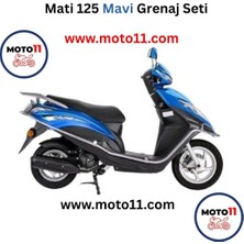Kanuni Mati 125 Mavi Kaporta Grenaj Seti | MOTO11