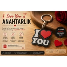 YSN Sounds I Love You Anahtarlık , Sevgili Araç Anahtarlık - Kalpli Araba Anahtarlığı