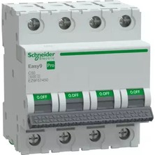 Schneider Electric EZ9F57450 Easy 9 Pro 4p 50A 6ka C Tipi Otomatik Sigorta