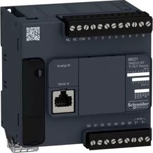 Schneider Electric TM221C16T Modicon M221 Plc Kompakt Tip Ethernetsiz 24 V Dc 9 / 7 T 2 x 0-10V / - 1 x RS485