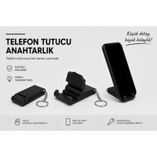 YSN Sounds Telefon Tutucu Anahtarlık , Siyah Telefon Tutucu Şeklinde Araç Anahtarlık - Telefon Tutucu Araba Anahtarlığı