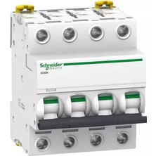 Schneider Electric A9F74450 Acti9 IC60N 4 Kutup 50A 6ka C Tipi Otomatik Sigorta
