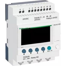 Schneider Electric SR2B121BD 8 Giriş/4 Çıkış 24VDC Akıllı Röle