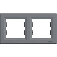 Schneider Electric EPH5800262 Asfora Ikili Çerçeve Yatay Çelik