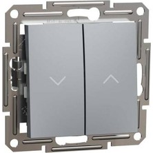 Schneider Electric EPH1300162 Asfora Çerçevesiz Vidasız Çelik Jaluzi Kumanda Lıht Buton