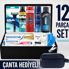Gillette Mach3 Sport  Damat Bohçası Nişan Bohçası Erkek Bakım Seti Tıraş Bıçağı Damat Sandığı