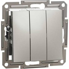 Schneider Electric Schneider EPH2100169 Asfora Üçlü Çerçevesiz Bronz Anahtar