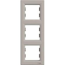 Schneider Electric EPH5810369 Asfora Üçlü Çerçeve Dikey Bronz