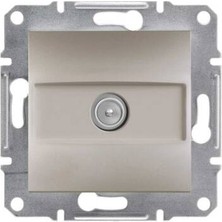 Schneider Electric EPH3270121 Asfora Bronz 1 Db Sonlu Çerçevesiz Tv Prizi