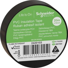Schneider Electric 2420103 19*20 Izolebant Siyah (20 Mt)