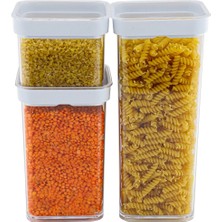Marsilyan Vakumlu Kare Saklama Kabı - 0,50 Litre