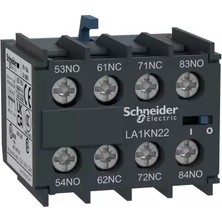 Schneider Electric LA1KN22 Tesys K Yardımcı Kontak Bloğu 2 Na + 2 Nk Vida Kelepçesi Terminalleri