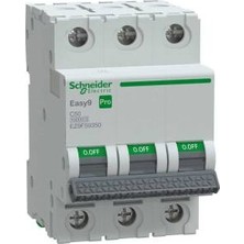 Schneider Electric EZ9F59350 Easy 9 Pro 3p 50A 10KA C Tipi Otomatik Sigorta