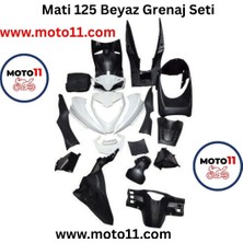 Kanuni Mati 125 Beyaz Grenaj Seti | MOTO11