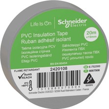 Schneider Electric Electric 2420108 19*20 Izolebant Gri (20 Mt)