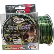 Captain Iron Carp 300 mt 0.60MM Camo Monofilament Misina