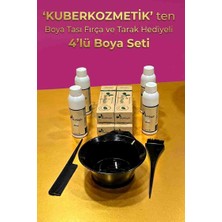 Biomagic 66.78 Çikolata Karamel Organik Içerikli Amonyaksız Kalıcı Kokusuz Saç Boyası 4Boya 4Oksidan Boya Fırçası Boya Tarağı ve Boya Tası Hediyeli