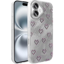 Apple iPhone 16 Plus Kılıf Kamera Korumalı Figürlü Zore Ponti Silikon Kapak