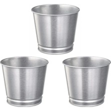 Empressco Bıntje Galvanizli Çelik Saksı - 9 cm x 3 Adet - Fiyatı, Yorumları