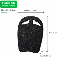 Premini Renkli Yüzme Tahtası, Küçük Boy, Eğlenceli ve Kullanışlı Tasarım