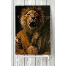 Nacario Postermanya (PSTER2528) Aslan Kral Sanatsal Poster (90X130CM)