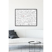 Nacario Postermanya (PSTER11044) Matematik Formüller Eğitim Çerçeveli Tablo (50X70CM)