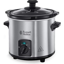 Nacario Russell Hobbs Slow Cooker Mini [ağır 2 L Seramik Pişirme Tenceresi, Isteğe Göre Sıcakl