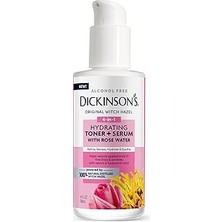 Nacario Dickinsons Dickinson's Cadı Fındığı ve Gül Suyu Özlü Nemlendirici Tonik + Serum 118M