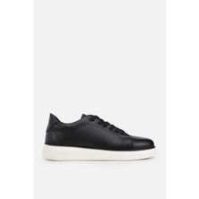 Yaya By Hotiç Erkek Siyah Bağcıklı Kalın Tabanlı Günlük Sneaker