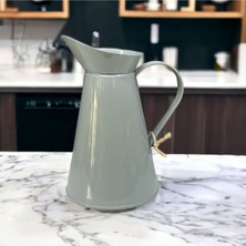 Empressco Ferforje Metal Italyan Vazo,dekoratif Saksı,sürahi Vazo,ikea Model Metal Dekoratif Vazo Cb Gri - Fiyatı, Yorumları