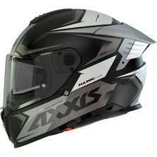 Axxis Hawk Sv Evo Ixıl A02 Matt Tıtanıum Motosiklet Kaskı Ece 22.06 ve Dot