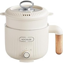 Nacario Kochler Çok Amaçlı Elektrikli Tencere | 600W | 1.6l | Buharlı ve Yağda Pişirme Özelli
