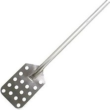 Nacario Bev Rite Paslanmaz Çelik 76,2 cm Ev Yapımı Delikli Mash Kürek, 76,2 cm Uzunluğunda