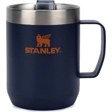 Stanley Classic Legendary Camp Mug Çelik Termos Bardak 0,23 L Koyu Mavi, Klasik Tasarım, Sıcak Tutar