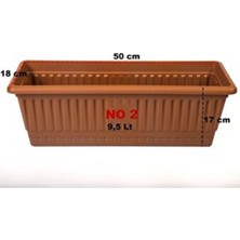 Empressco Balkon Saksı Orta Boy 9 Litre