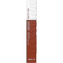 Nacario Maybelline New York Super Stay Matte Ink Likit Mat Ruj - 75 Fighter (Kahverengi)