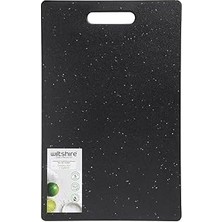 Nacario Wiltshire 49008 Doğrama Tahtası, Siyah