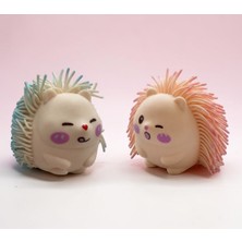 Limmy Sevimli Kirpi Squishy Renkli Yumuşak Stres Atıcı Squishy - 1 Adet