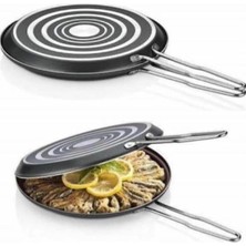 Empressco Çift Taraflı Ikiz Balık Tavası 32 Cm, Dayanıklı ve Pratik Kullanım