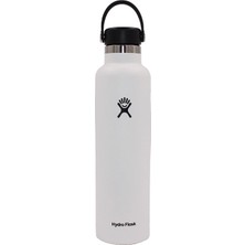 Hydro Flask Standard Termos 710 ml Beyaz, Uzun Süre Sıcak/soğuk Tutar, Dayanıklı Çelik Yapı, Pratik