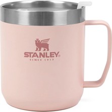 Stanley The Stay-Hot Camp Klasik Paslanmaz Çelik Termos Bardak 350 ml Pembe, Klasik Tasarım, Sıcak T
