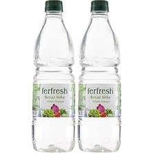 Nacario Fersan Ferfresh Beyaz Sirke Pet Şişe Yüzde Beş Asit 1000 ml 2li Paket